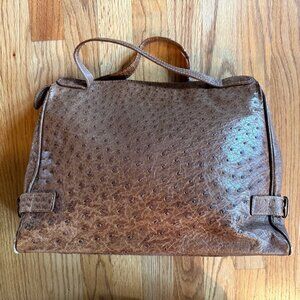 Vintage Bally Ostrich Handbag